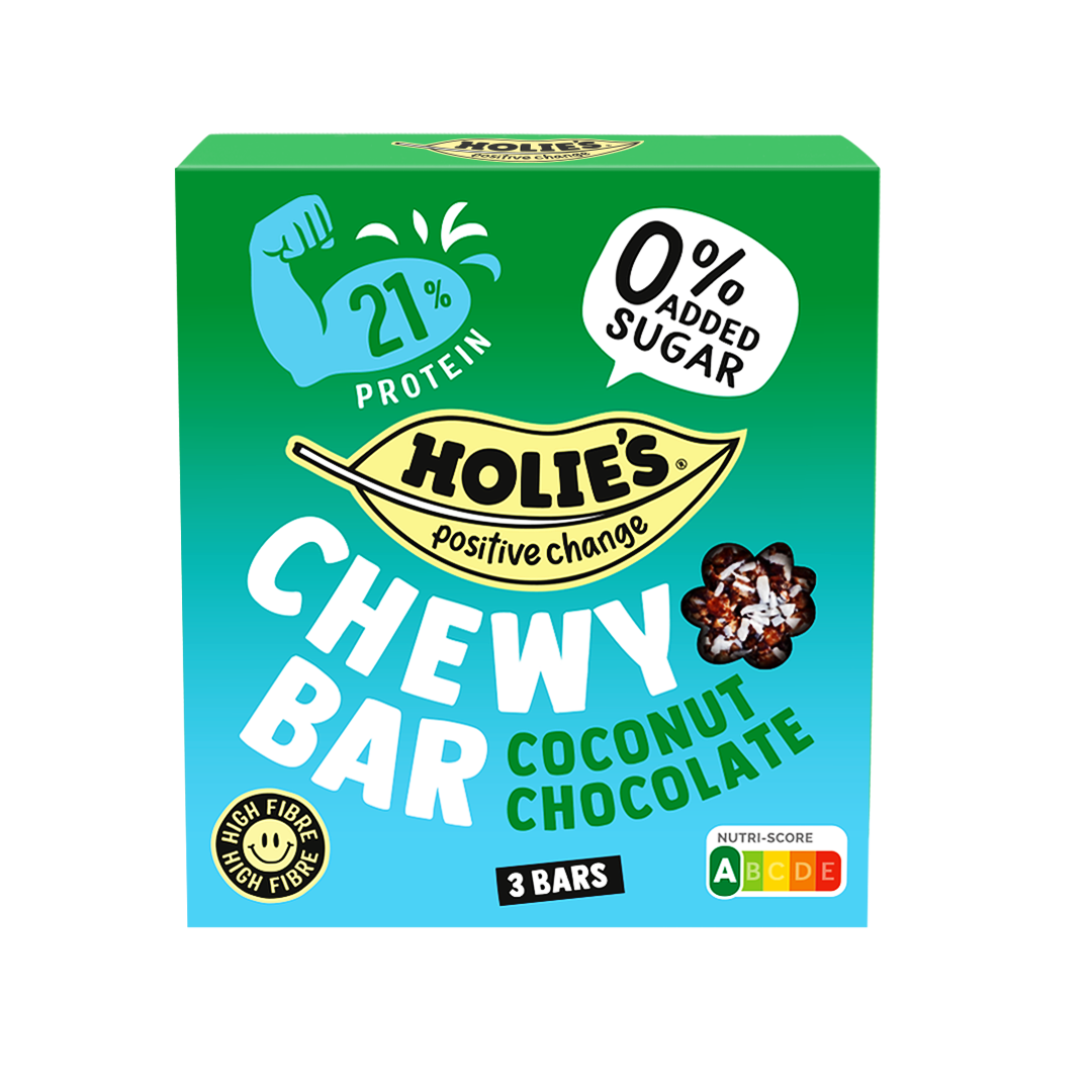Chewy Bar Coconut Chocolate (11x3x35g) – Holie's